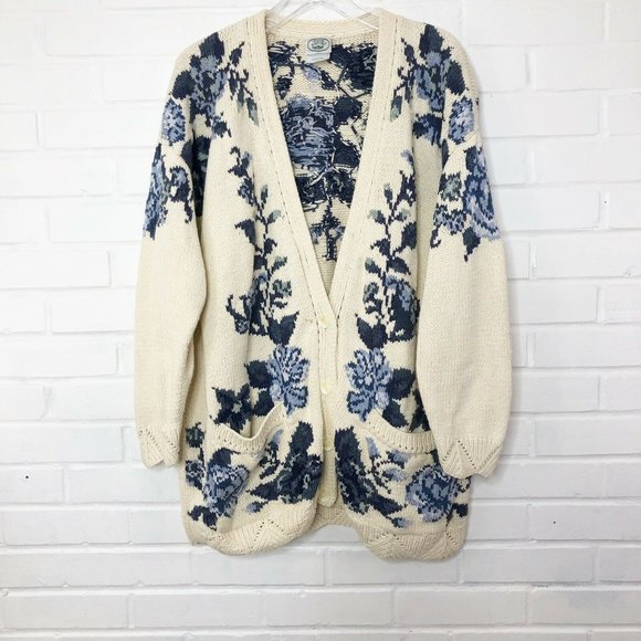 laura ashley vintage cardigan